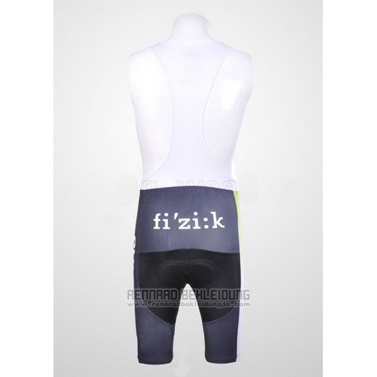 2011 Fahrradbekleidung Liquigas Cannondale Shwarz und Grun Trikot Kurzarm und Tragerhose